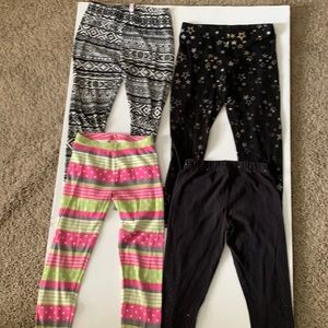 leggings bundle of four size 7